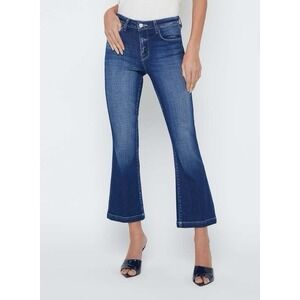 $295 L'Agence Slim Flare Stretch Jeans In Beacon Size 23 (Waist 26)